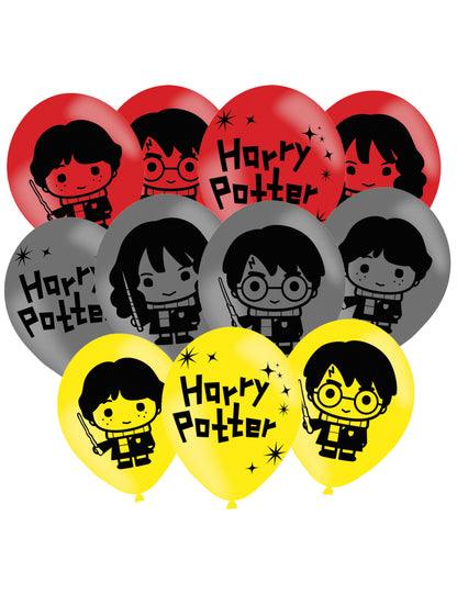 6 латексови балона Kawaii Harry Potter™ 27 cm 