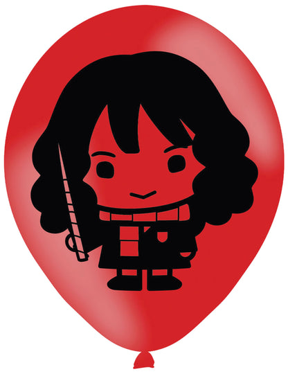 6 латексови балона Kawaii Harry Potter™ 27 cm 