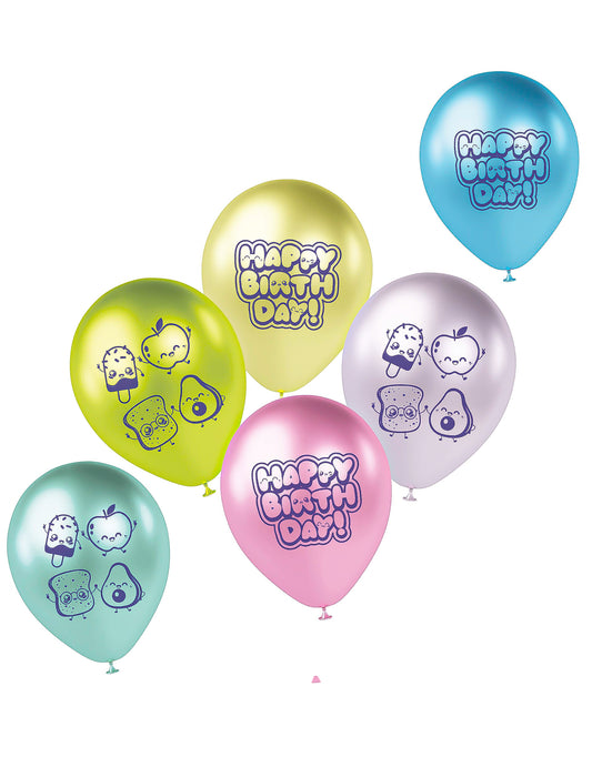 6 латексни балона Kawaï Party 33 см