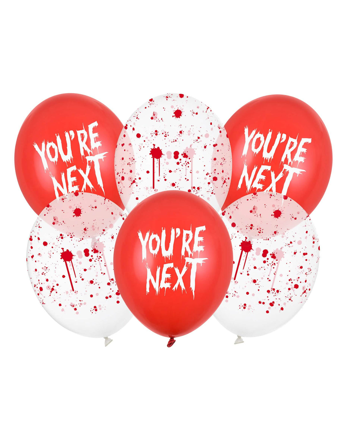 6 Ballons Latex You're next 30 cm