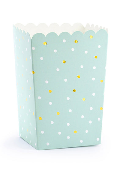 6 кутии с пуканки в 7 x 7 x 12,5 cm картон