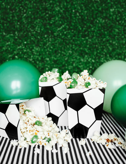 6 футболни кутии с пуканки