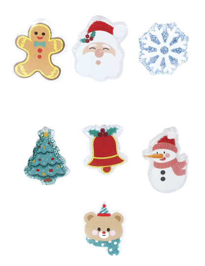 6 коледни ластици за коса