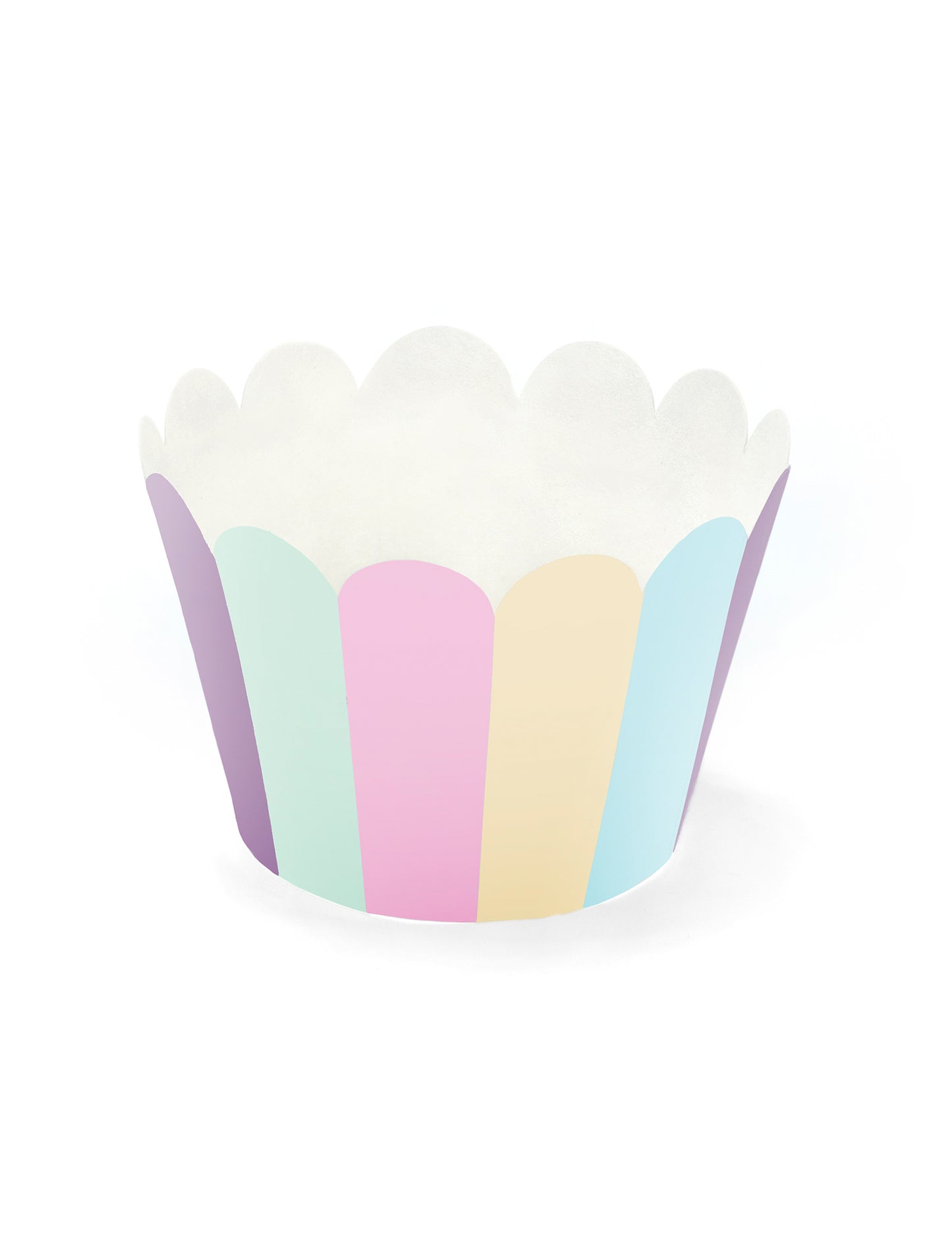 6 топера за мъфини с еднорог 7,5 x 5 cm пастел