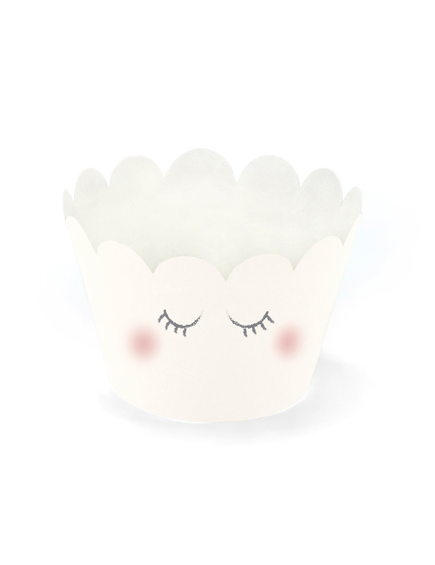 6 топера за мъфини с еднорог 7,5 x 5 cm пастел