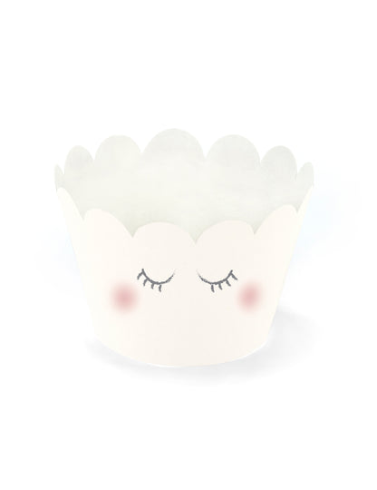 6 топера за мъфини с еднорог 7,5 x 5 cm пастел