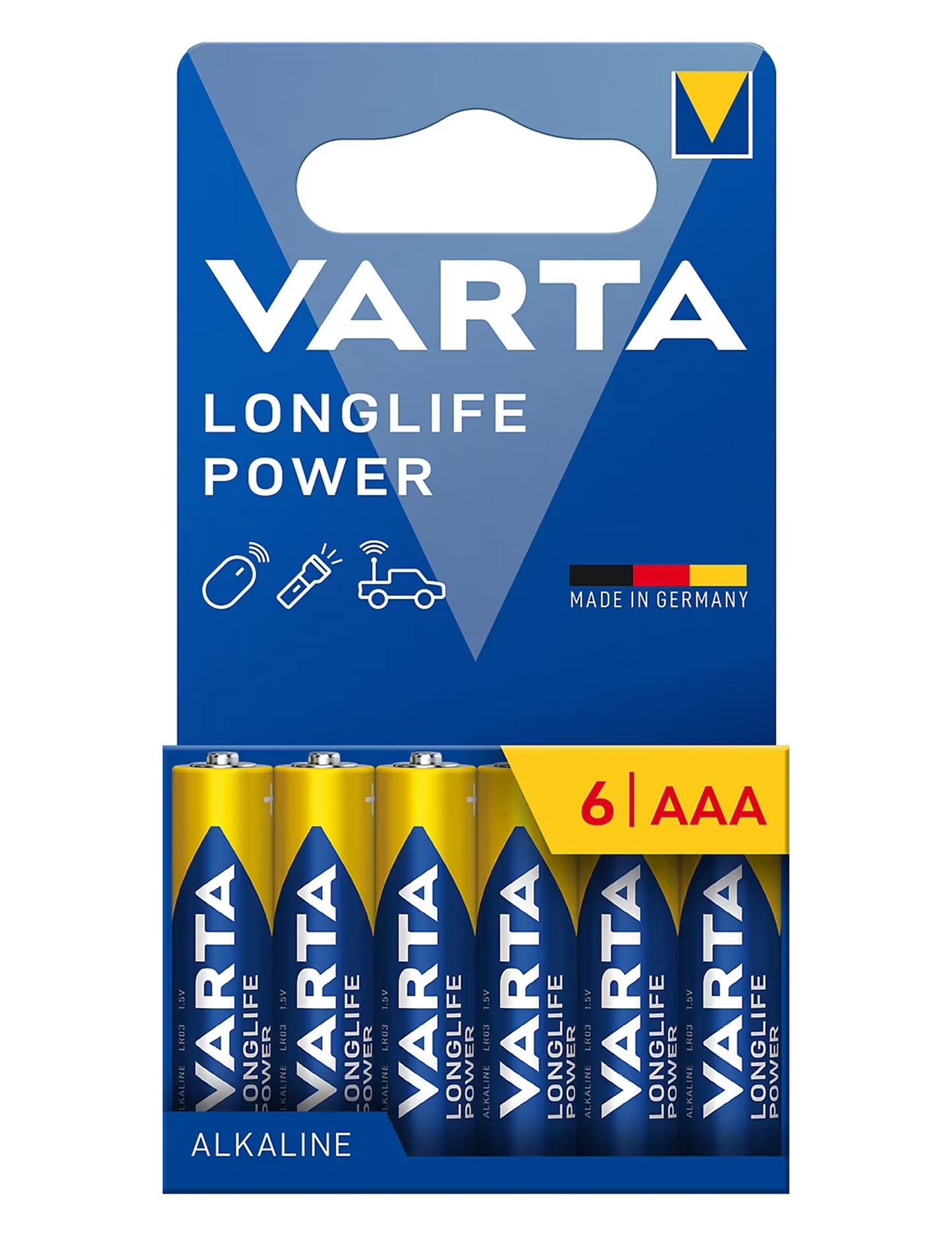 6 батерии LONGLIFE POWER LR03/AAA