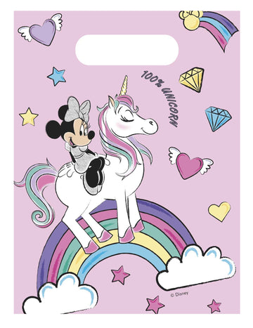 6 чанти за подаръци на Мини и еднорог