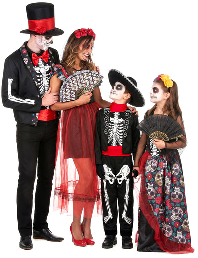 Семеен костюм Dia de los Muertos