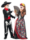 Мексикански костюм за двойка Dia de los Muertos за деца