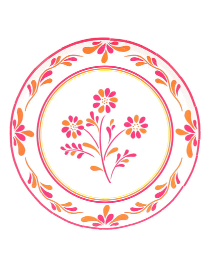 8 картонени чинии Pink Limonade 23 см