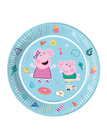 8 Peppa Pig Bleues 23 картонени табели cm