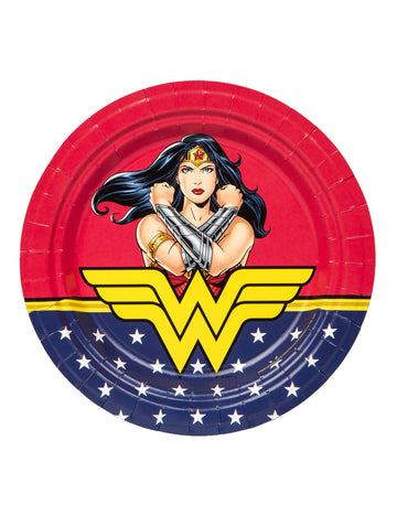 8 картонени плочи Wonder Woman 23 cm