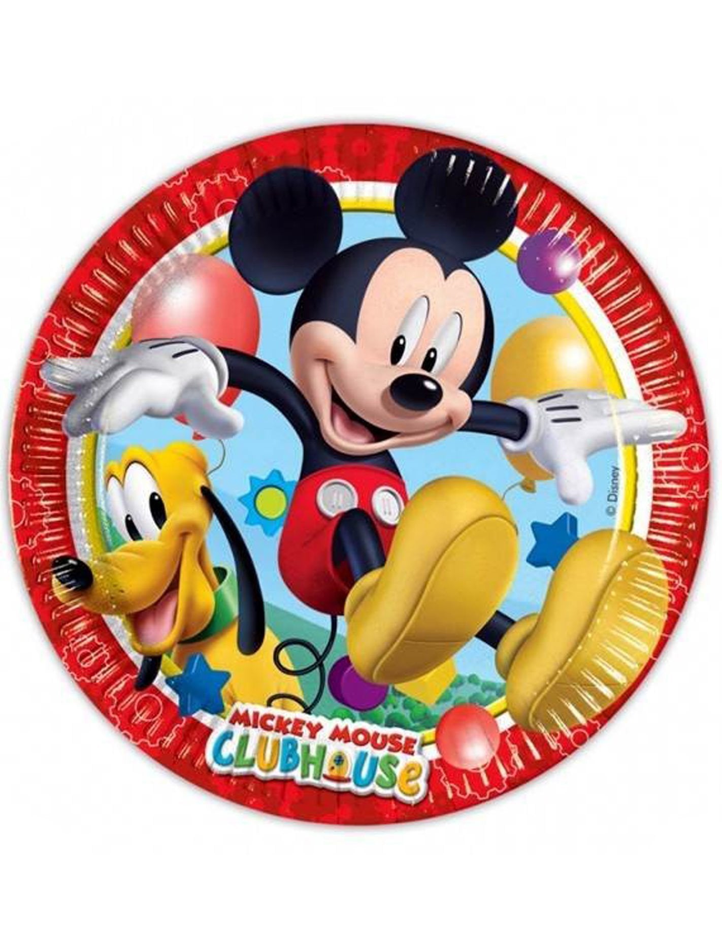 8 картонени чинии Mickey Mouse™ 23 cm 