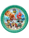 8 картонени чинии Пес патрул™ Dino movie 23 cm