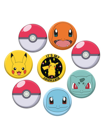 8 значки Pokémon