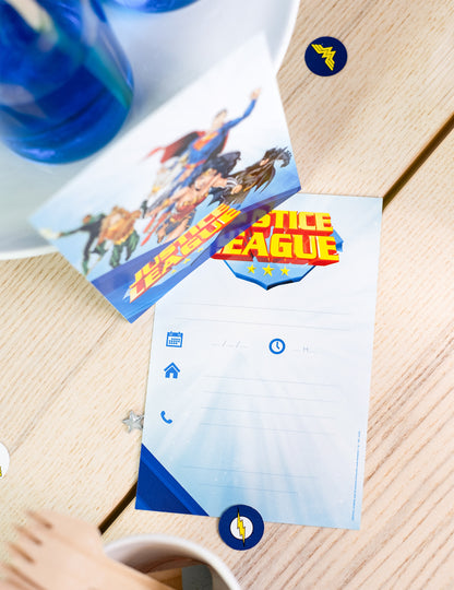 8 карти за покана с правосъдие League 10x16cm