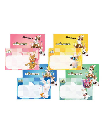 8 покани Rabbids™ с пликове