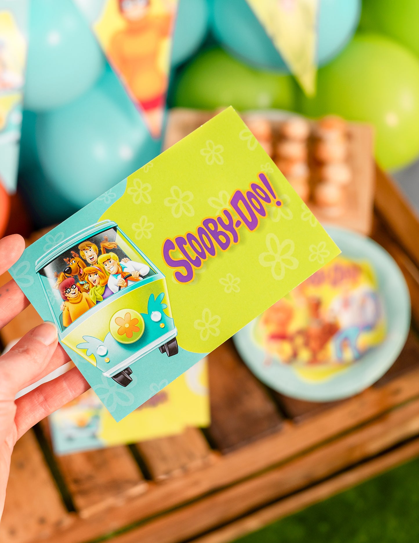 8 карти за покани с Scooby-Doo Enveloppes 10x16cm