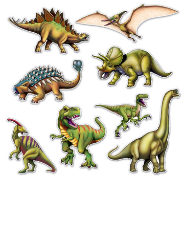 8 Cartons Dinosaurs Cuts