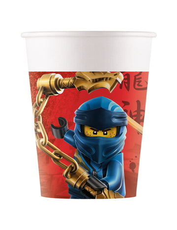 8 картонени чаши FSC LEGO Ninjago 200 ml