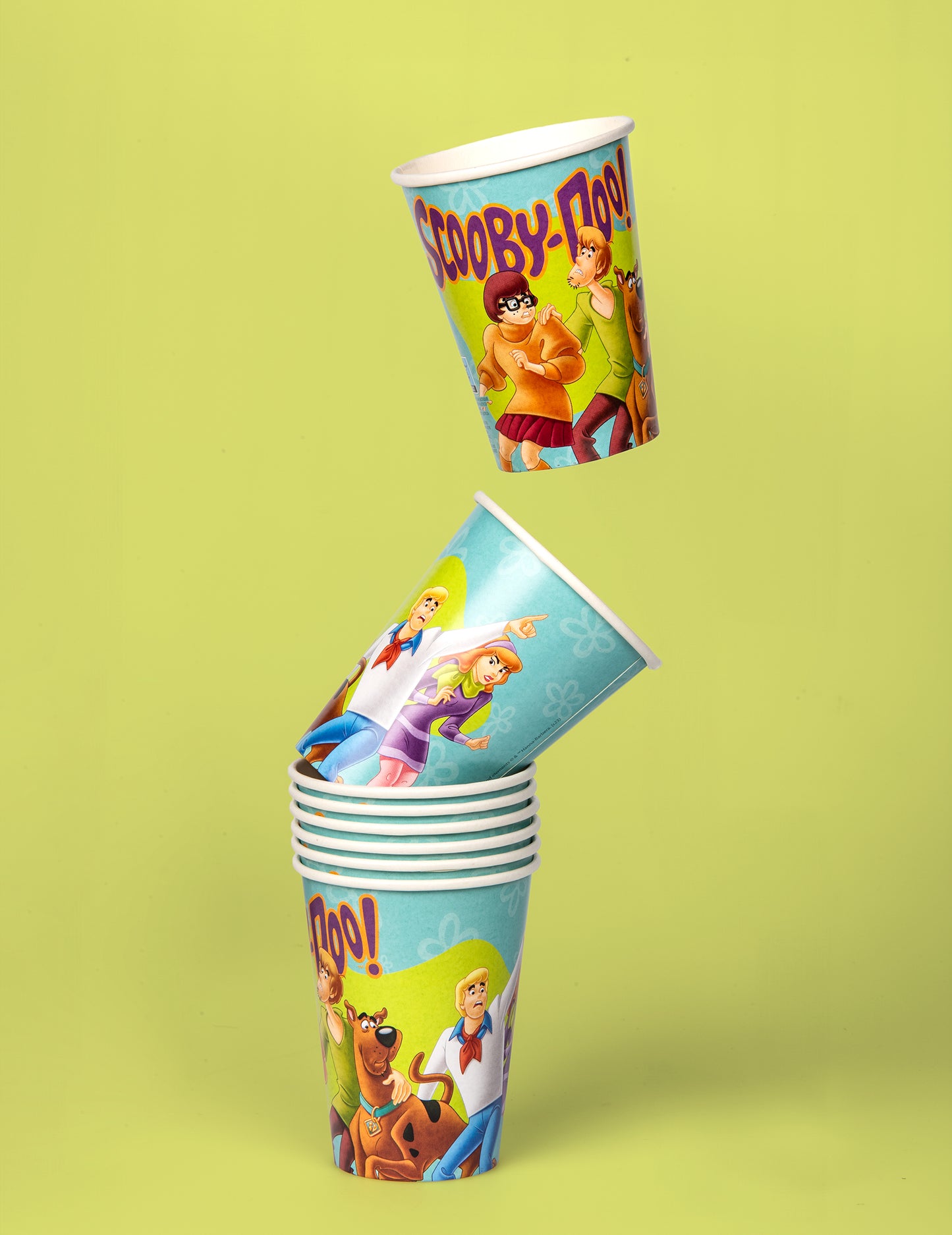 8 картонени чаши Scooby-Doo 210 ml