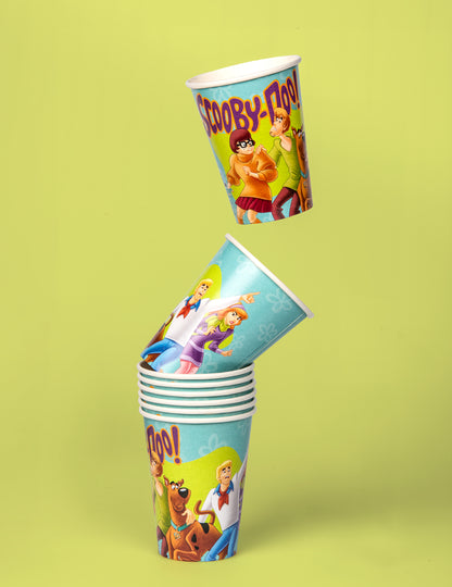 8 картонени чаши Scooby-Doo 210 ml