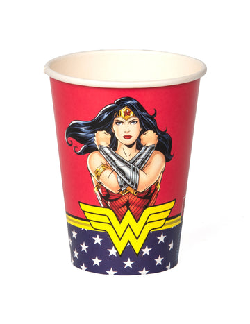 8 Wonder Woman 210 ml картонени чаши
