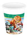 8 картонени чаши Пес патрул™ Dino movie 200 ml