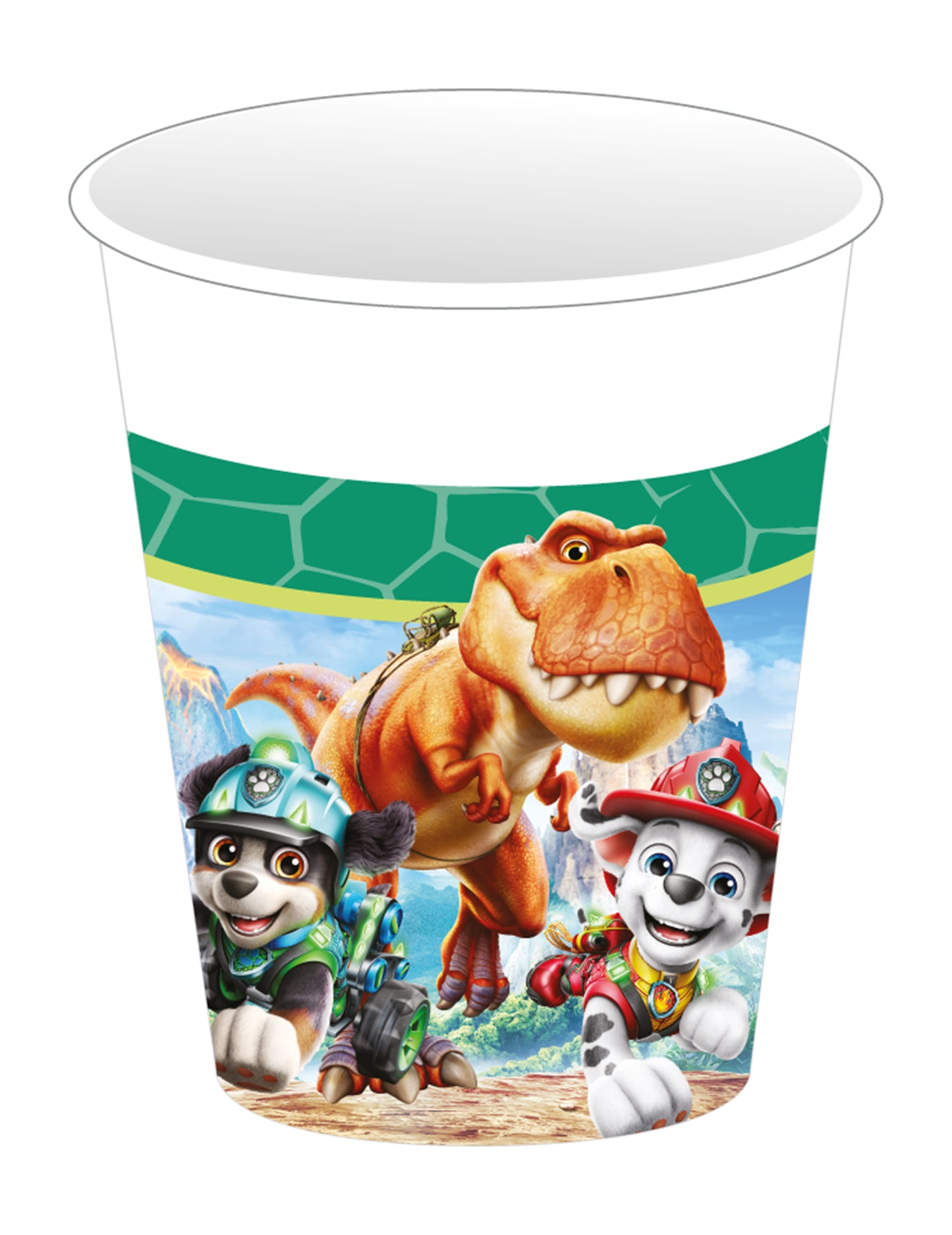 8 картонени чаши Пес патрул™ Dino movie 200 ml