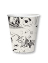 Gobelets L'étrange Noël de Mr Jack pour fête blanc et noir avec motifs personnages
