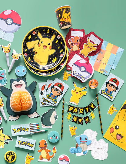 8 покани и плика за рожден ден на Pokémon™