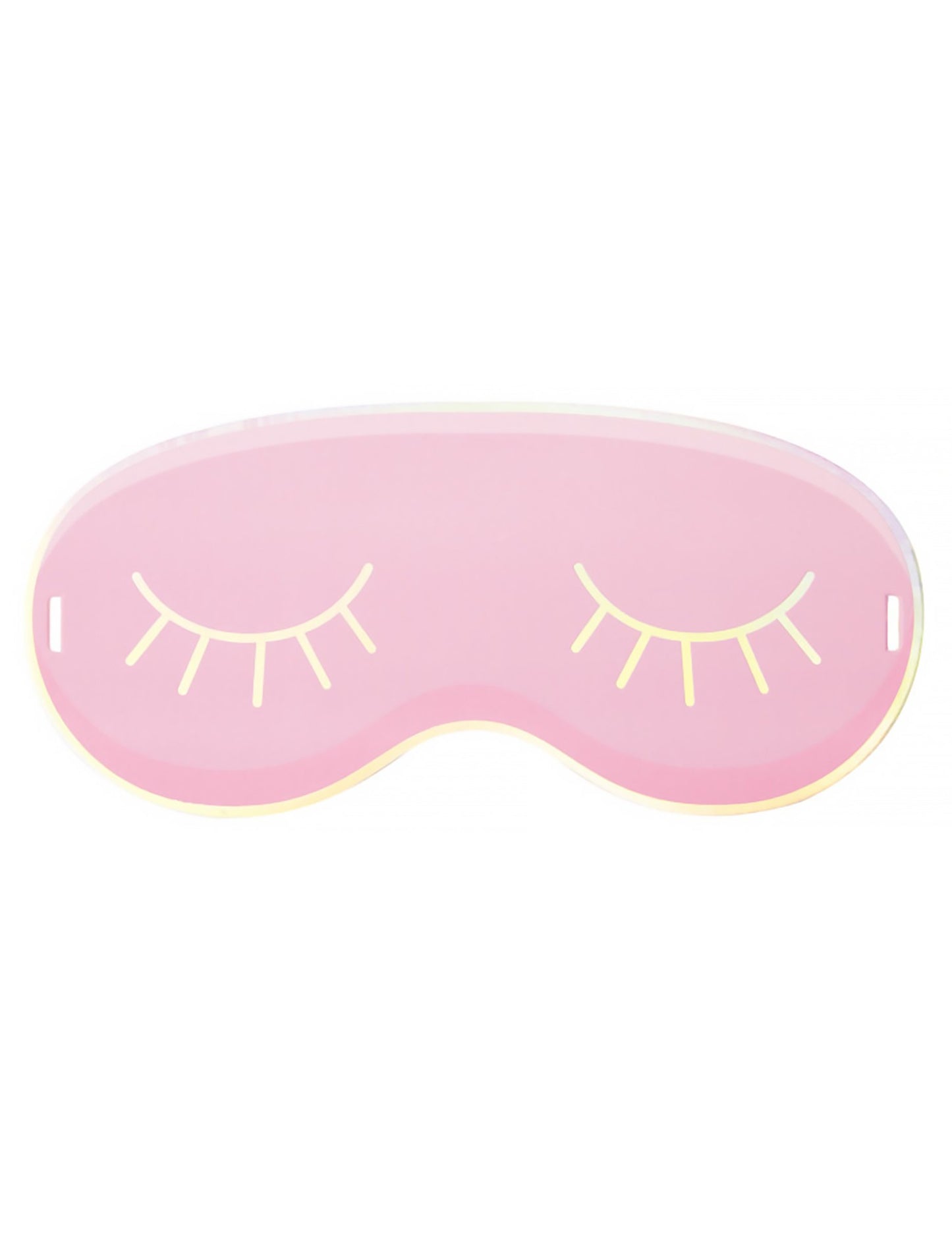 8 invitations pyjama party en forme de masque