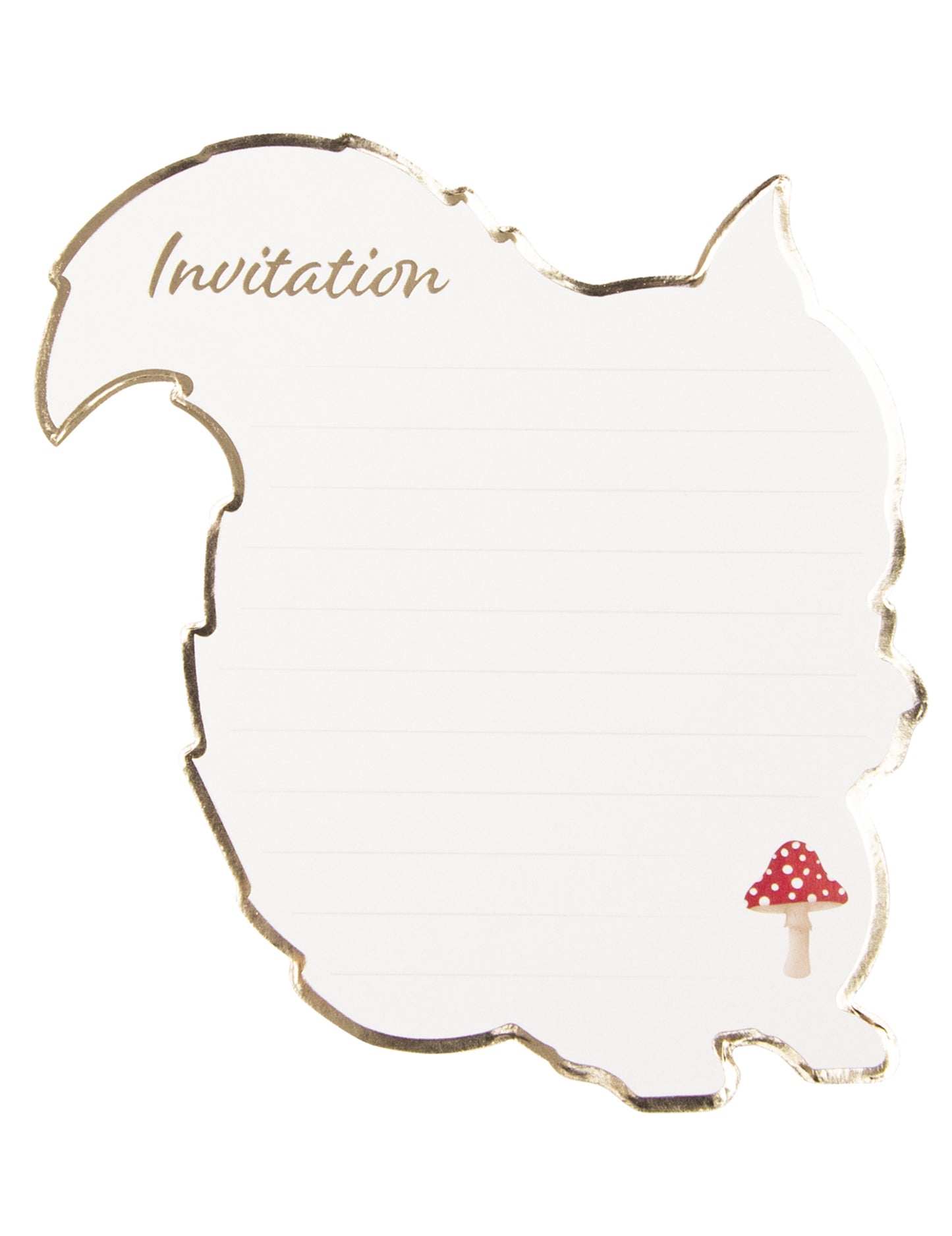 8 Покани за горски катерици 14 x 13 cm