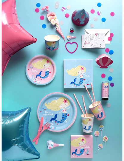 8 картички за място с морски раковини от розова хартия