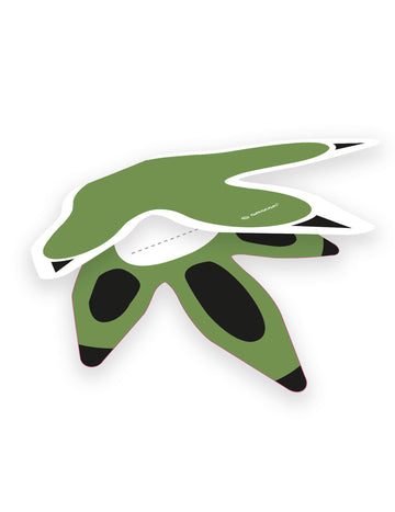 8 големи зелени картонени картички с динозаври за персонализиране