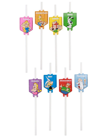 8 Картонени сламки Asterix