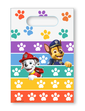 8 хартиени парти торбички Paw Patrol™, 6,25 x 9,25 см
