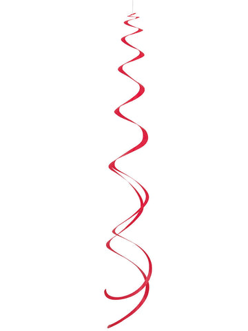 8 червени спираловидни суспензии