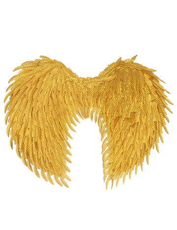Бляскави златни ангелски крила за възрастни