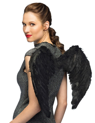 Черни ангелски крила 60 х 40 cm