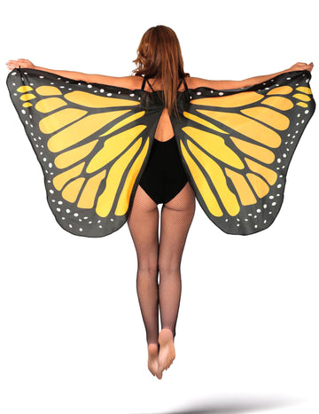 Оранжеви крила на пеперуда 170 х 80 см възрастен