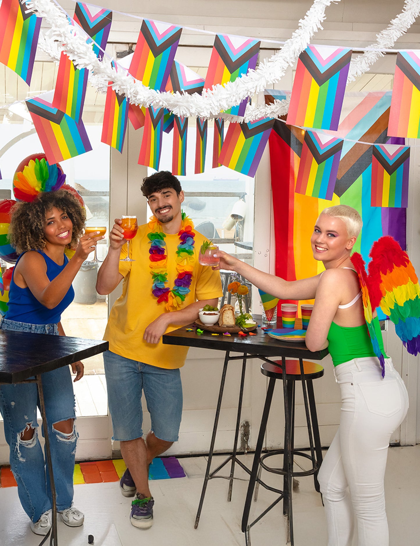 Многоцветни крила 50 x 50 cm възрастни