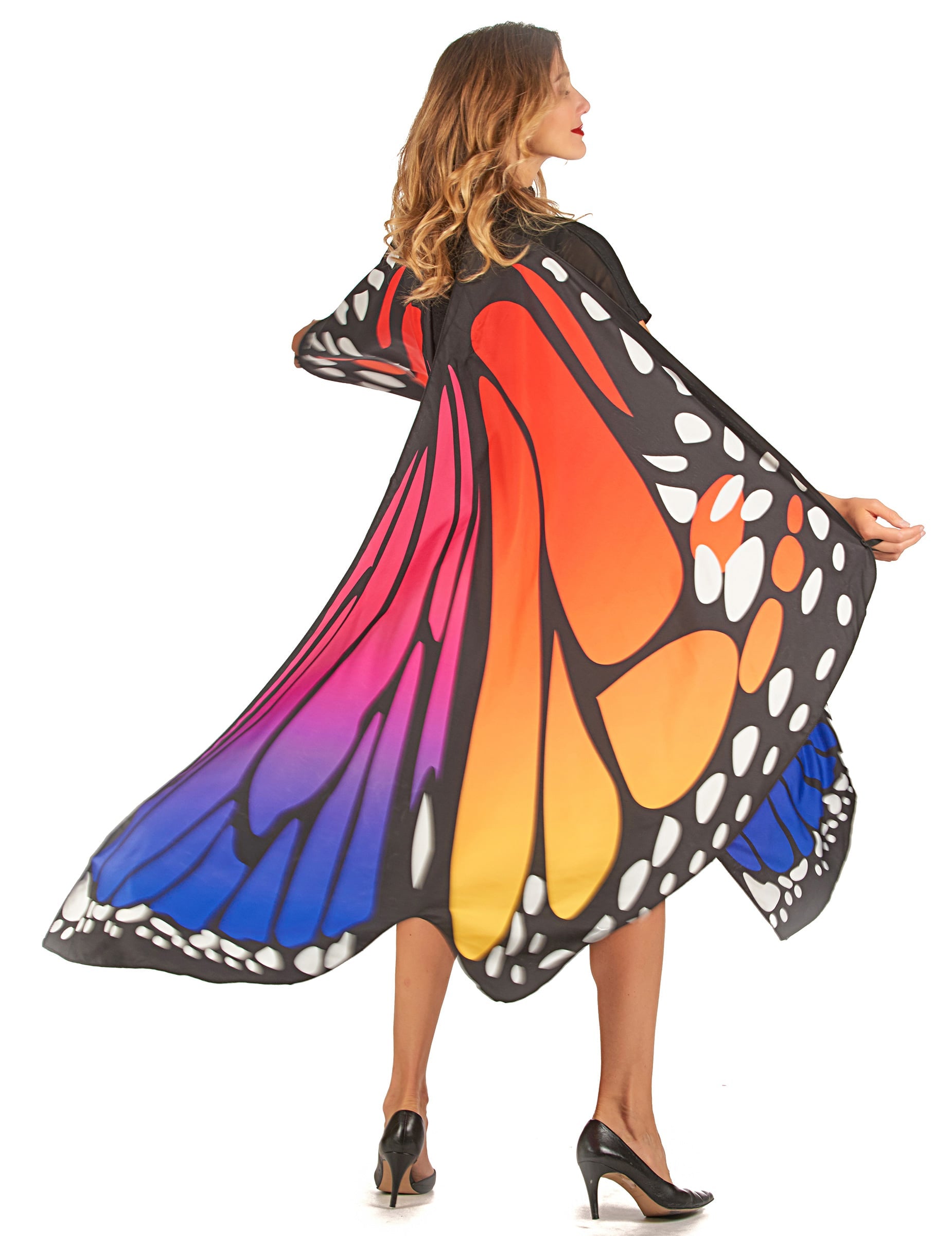 Vue de dos des ailes papillon pour adulte
