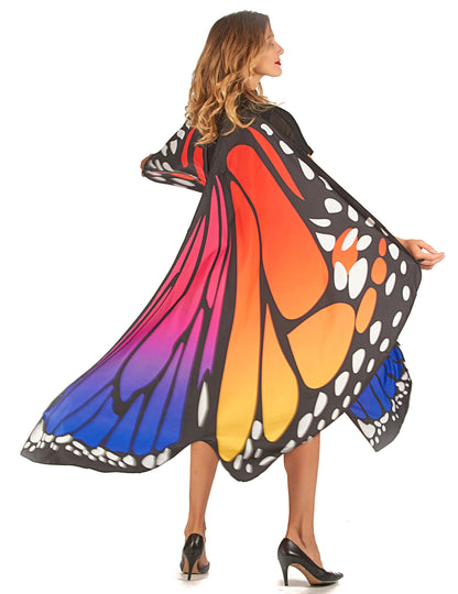 Vue de dos des ailes papillon pour adulte