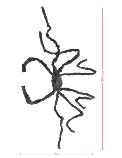 Dimensions de l'araignée géante pour Halloween