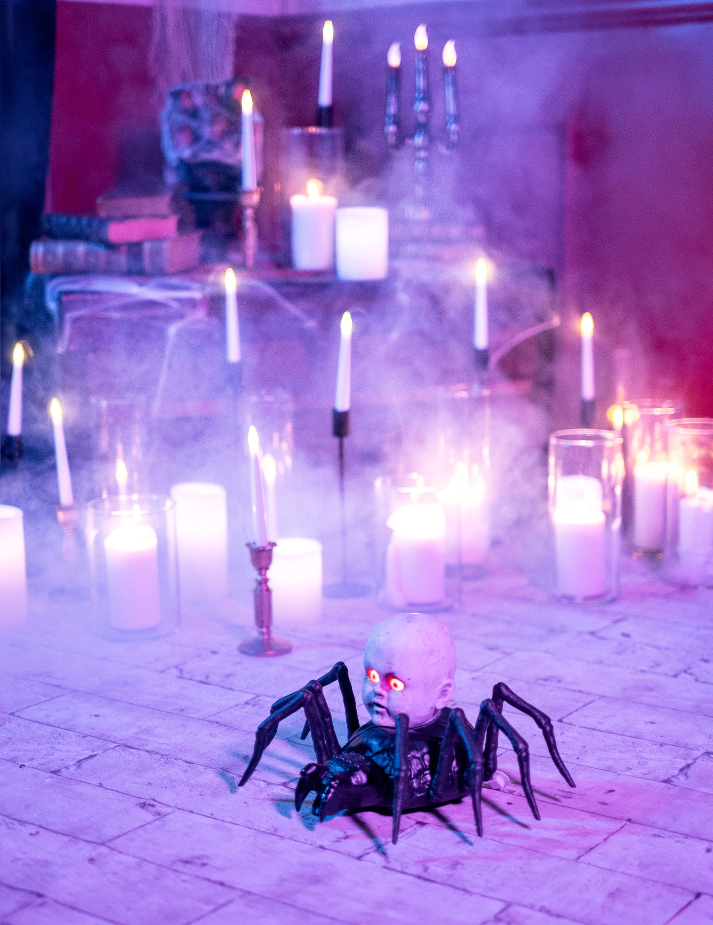 Голям паяк с оживена и ярка пълзяща кукла 19 х 33 см