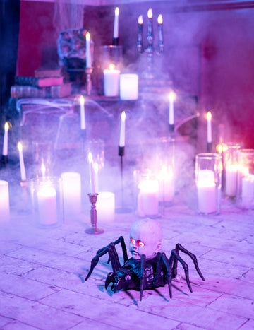 Голям паяк с оживена и ярка пълзяща кукла 19 х 33 см