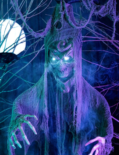 Призрачно дърво съчленена светлина и звук на 2 м Хелоуин