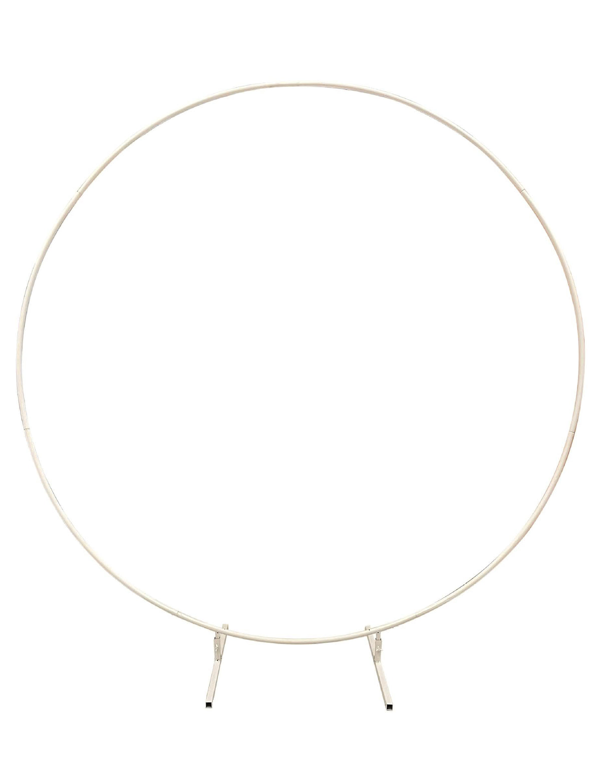Détail du pied de support de l'arche ronde de fête pour décoration